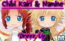 Chibi Kairi & Namine Dress Up