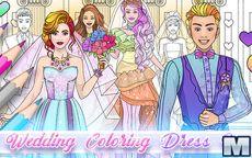 Wedding Coloring Dress Up
